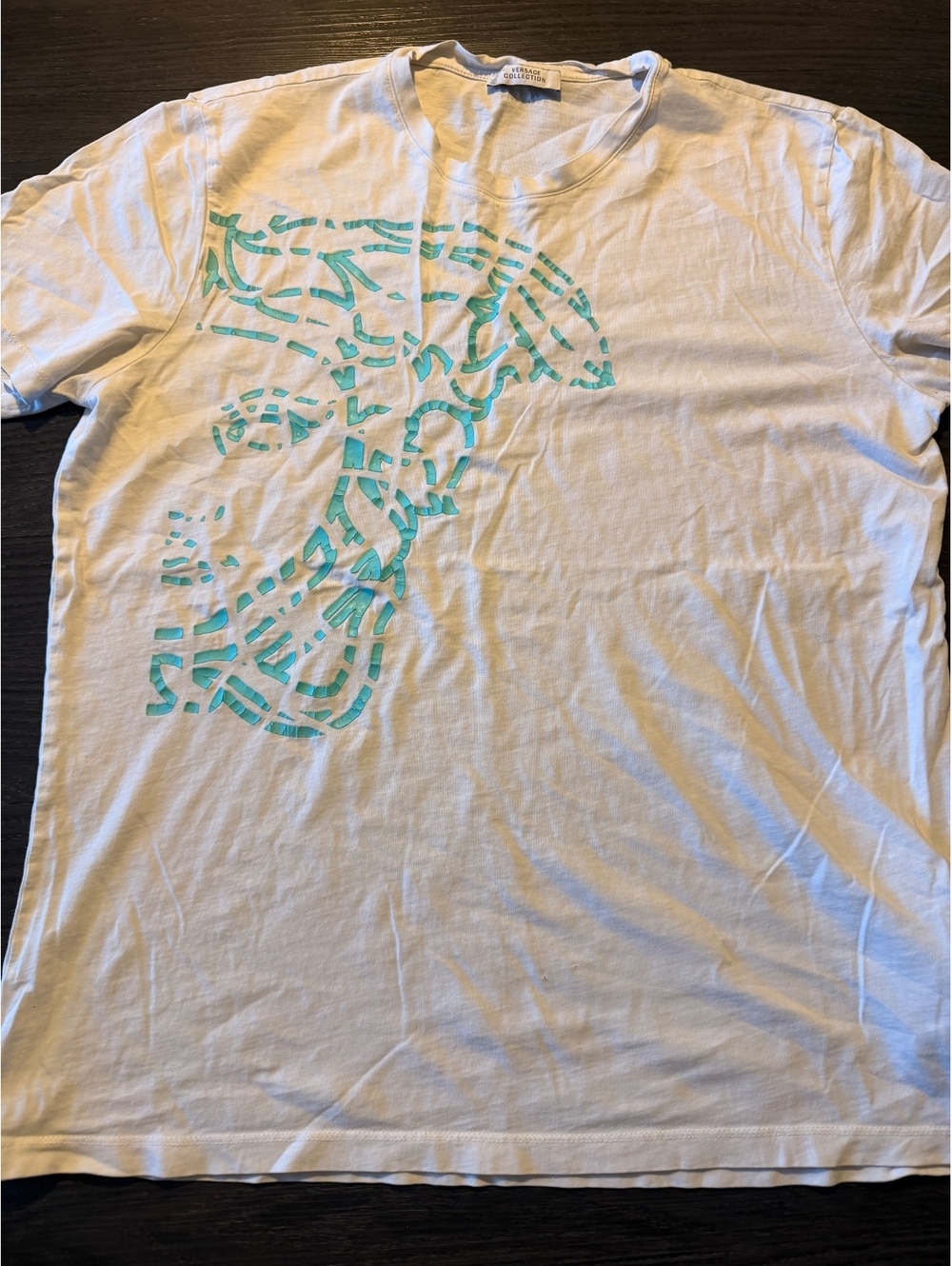 Versace Collection Medusa Graphic Tee Shirt White XL